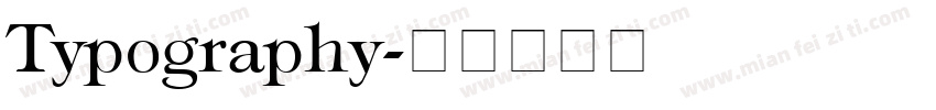 Typography字体转换