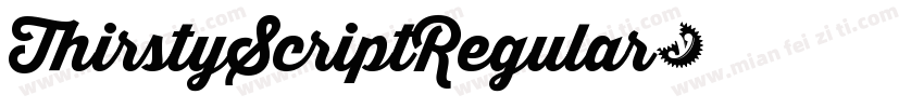 ThirstyScriptRegular字体转换