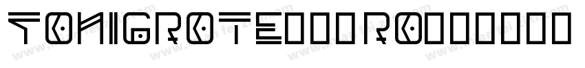 ToniGroteskPro字体转换