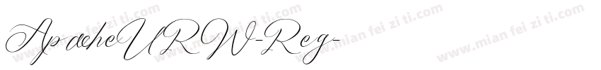 ApacheURW-Reg字体转换