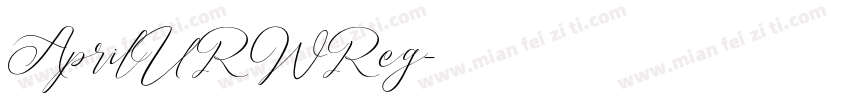 AprilURWReg字体转换