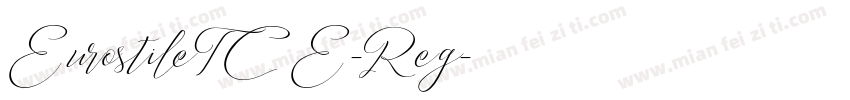 EurostileTCE-Reg字体转换