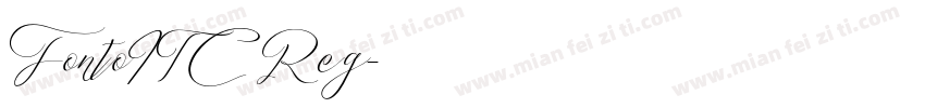 FontoITCReg字体转换