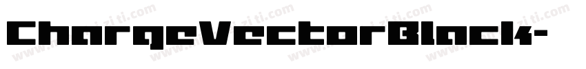 ChargeVectorBlack字体转换