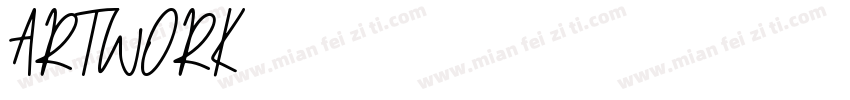 ARTWORK字体转换