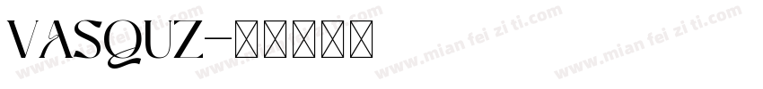VASQUZ字体转换
