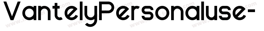 VantelyPersonaluse字体转换