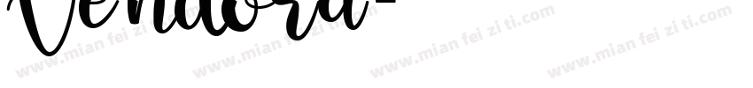 Vendora字体转换
