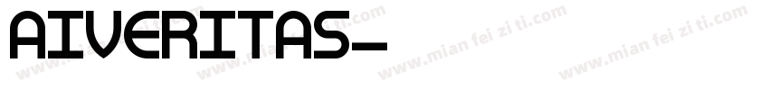 AIVeritas字体转换