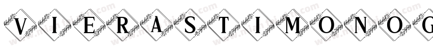 VierastiMonogram字体转换