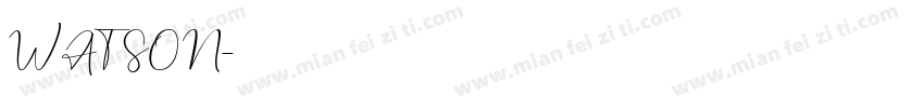 WATSON字体转换