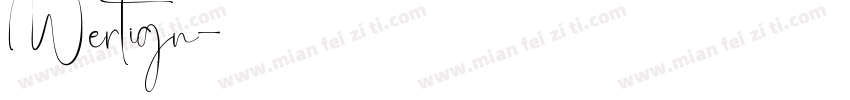 Wertign字体转换
