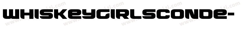 WhiskeyGirlsConde字体转换