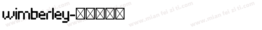 Wimberley字体转换
