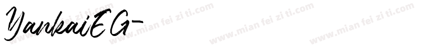 YankaiEG字体转换