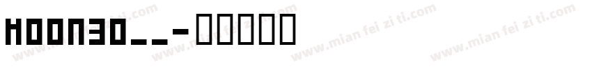 MOON30__字体转换