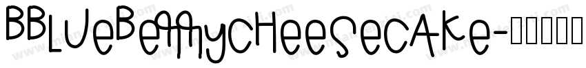 bBlueberryCheesecake字体转换