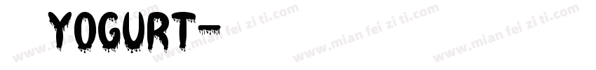 爱情yogurt字体转换