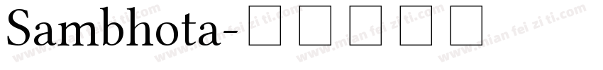 Sambhota字体转换