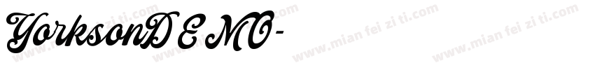 YorksonDEMO字体转换