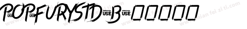 PopFuryStd-B字体转换