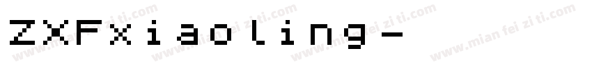 ZXFxiaoling字体转换