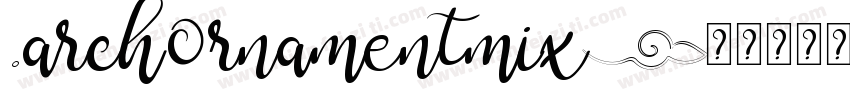 .archOrnamentmix字体转换