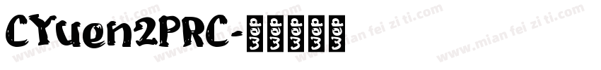 CYuen2PRC字体转换