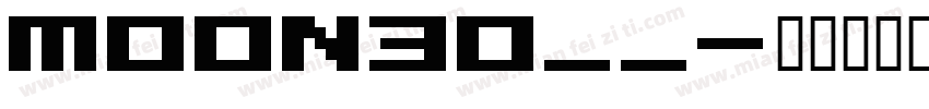 MOON30__字体转换