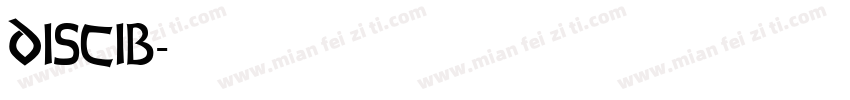 DISCIB字体转换