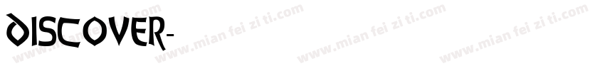 DISCOVER字体转换