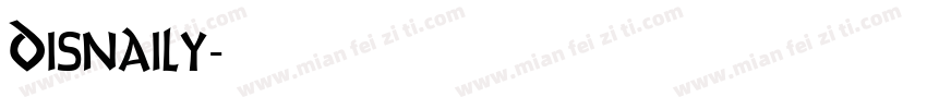 Disnaily字体转换