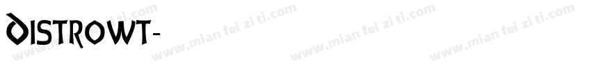 Distrowt字体转换