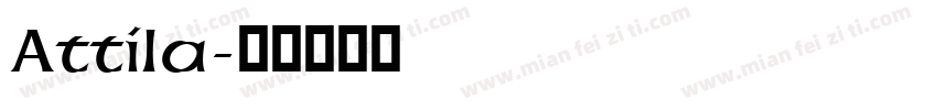 Attila字体转换