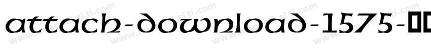 attach-download-1575字体转换