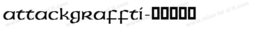 attackgraffti字体转换