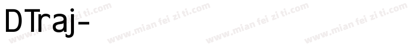 DTraj字体转换