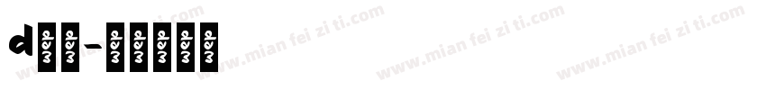 d太丸字体转换