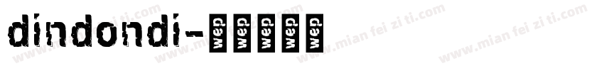 dindondi字体转换