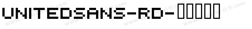 UNITEDSANS-RD字体转换