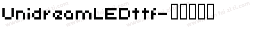 UnidreamLEDttf字体转换