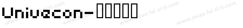 Univecon字体转换