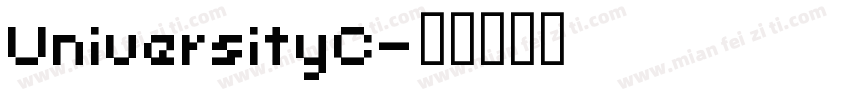 UniversityC字体转换
