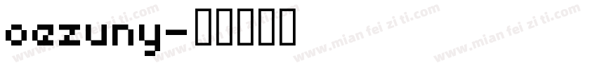 oezuny字体转换