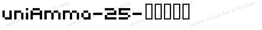 uniAmma-25字体转换