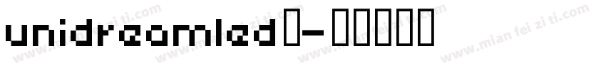 unidreamled液字体转换