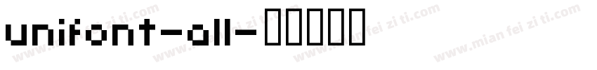 unifont-all字体转换