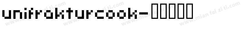 unifrakturcook字体转换