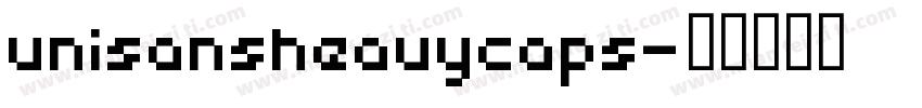 unisansheauycaps字体转换