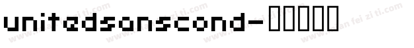 unitedsanscond字体转换